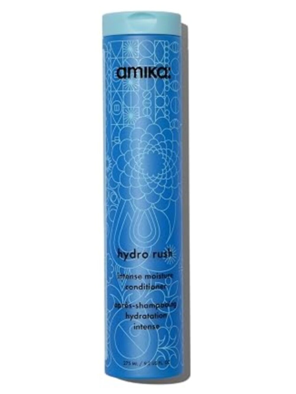 NEW Amika Hydro Rush Intense Moisture Conditioner with Hyaluronic Acid, 275ml